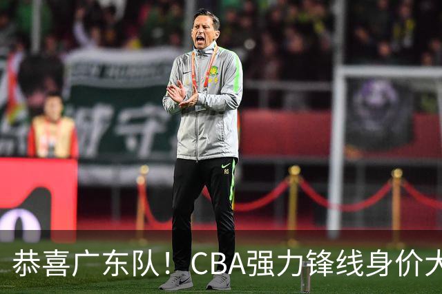 恭喜广东队！CBA强力锋线身价大暴跌，或被朱芳雨重金截胡？